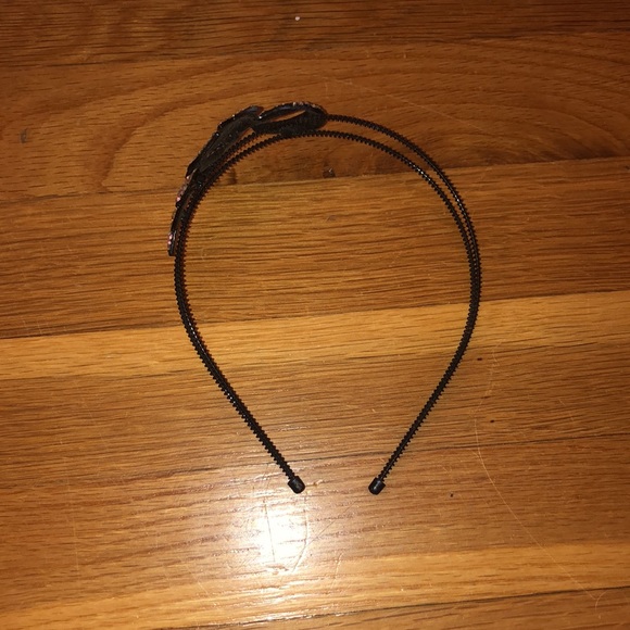 Crystal Embellished Ribbon Headband - Picture 3 of 6